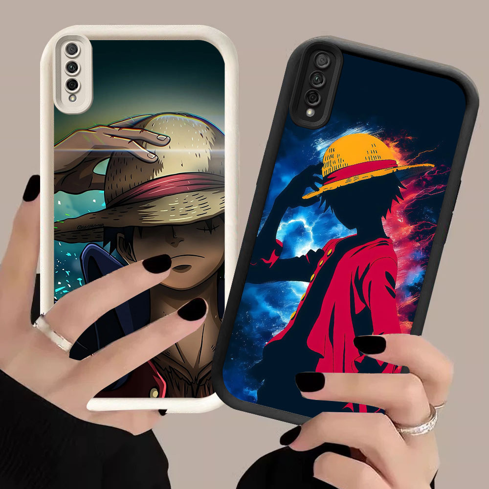 DR-75 Monkey Luffy Shockproof Casing untuk Samsung A50 A50s M02 A30S A7 A02 A03 A26 Core