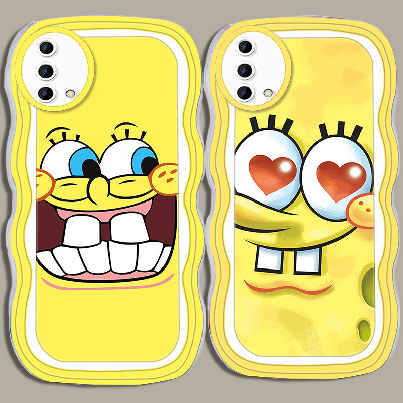 A-100 Spongebob TPU Casing untuk OPPO A94 A52 F19 A72 A92 A95 F19S A74 Pro 5G Transparan Case