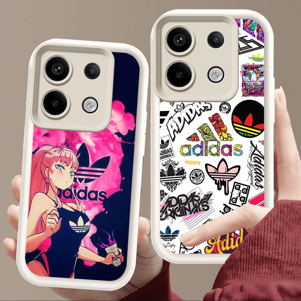 Casing untuk Xiaomi Redmi 13X 15C Note POCO 13T 13 13C X6 M6 Pro Plus 5G Putih lembut E96 Fashion