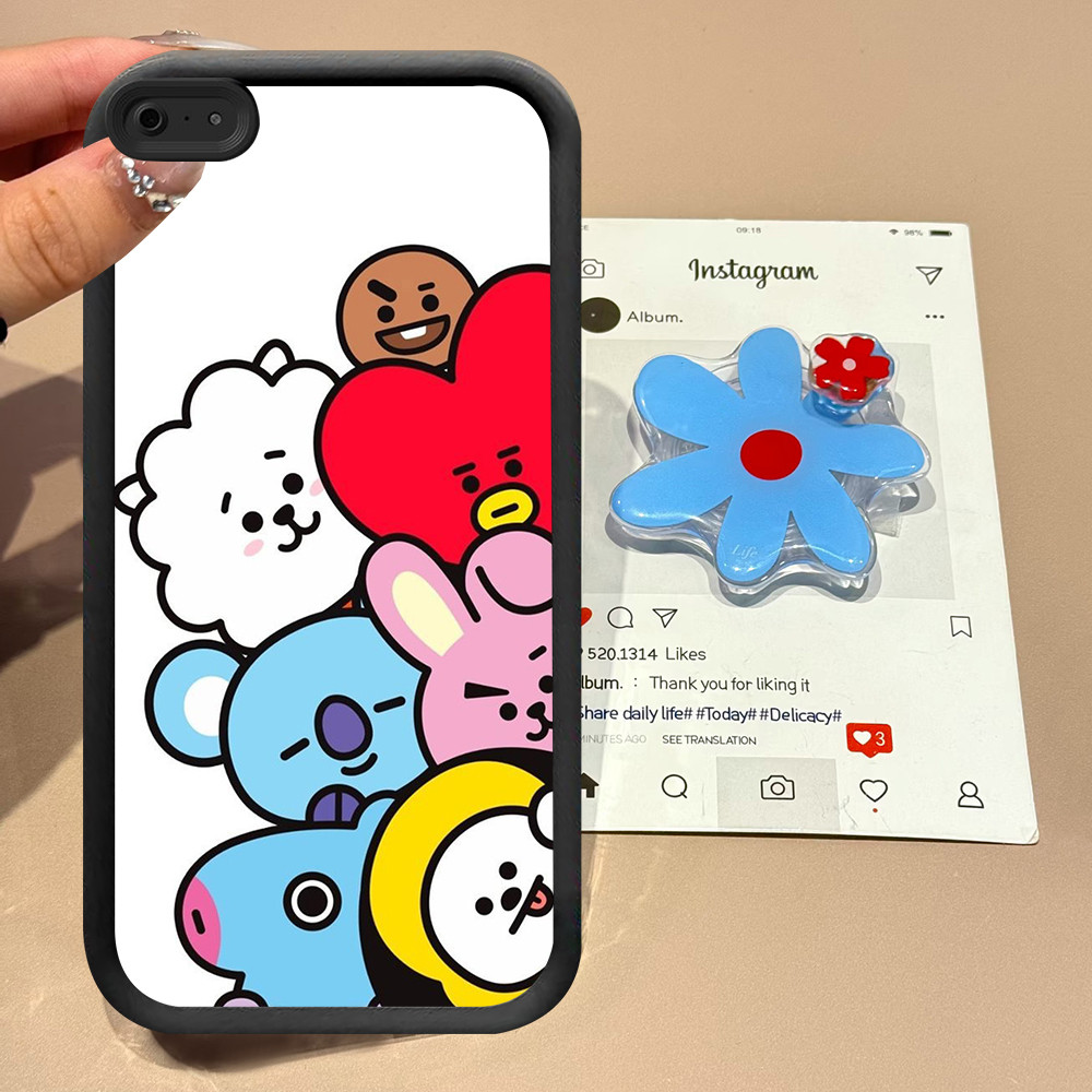 DE-5 BTS Case Casing untuk VIVO Y30 Y81 Y50 Y81S V15 Z1 Y15 Y17 Y19 Y12 Pro