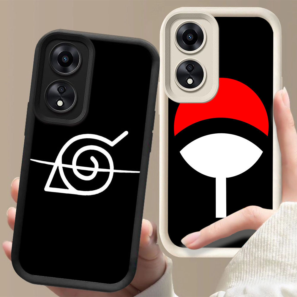 Casing Ponsel Anti Jatuh untuk OPPO A78 A18 A98 A58 A38 A17 A60 5G AD1 Anime Naruto