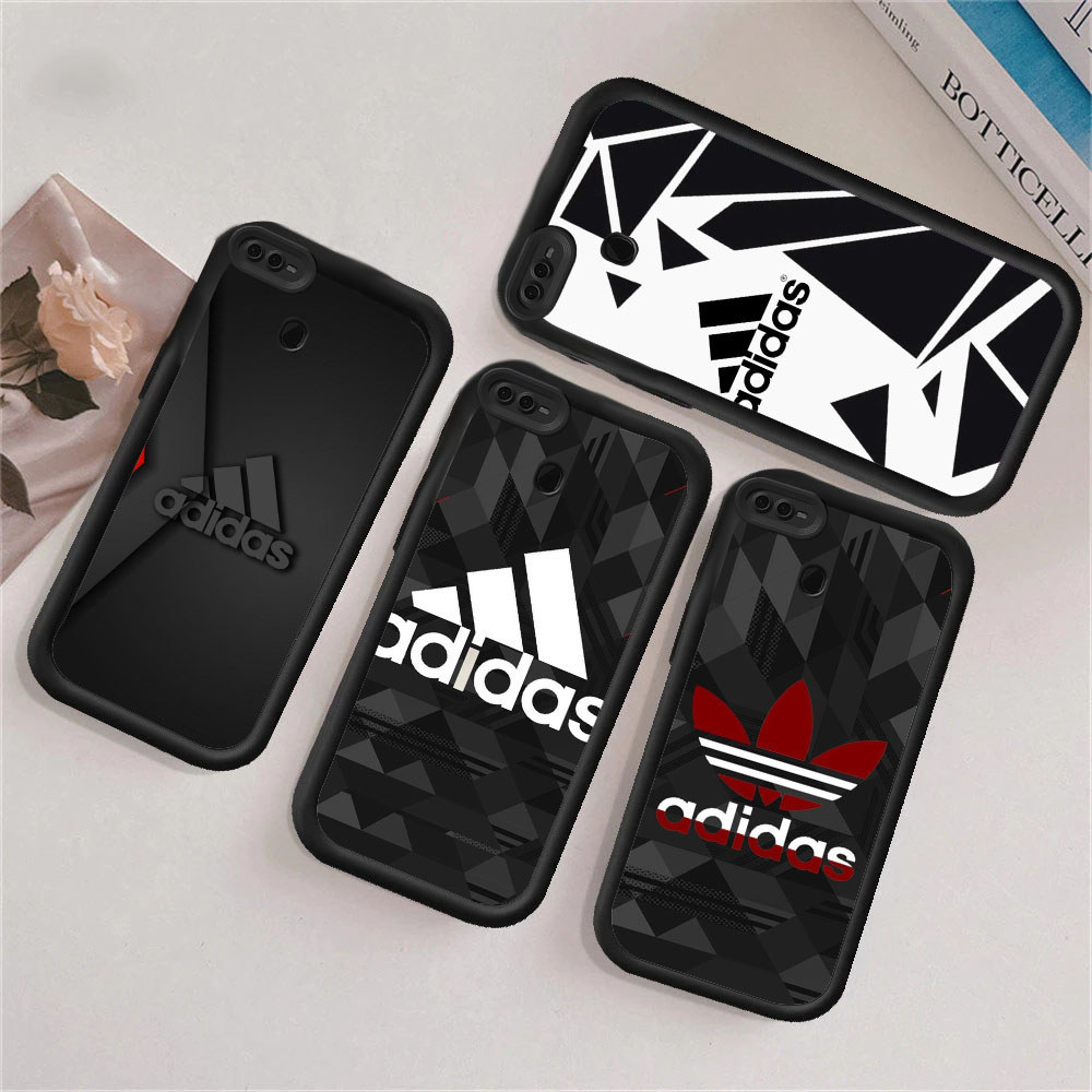 UQ1 A-adidas Casing untuk Hp Plating OPPO Narzo 10A 10 C17 K9X 6i 12 P1 70Pro5G 8 70 Pro Plus kasus 