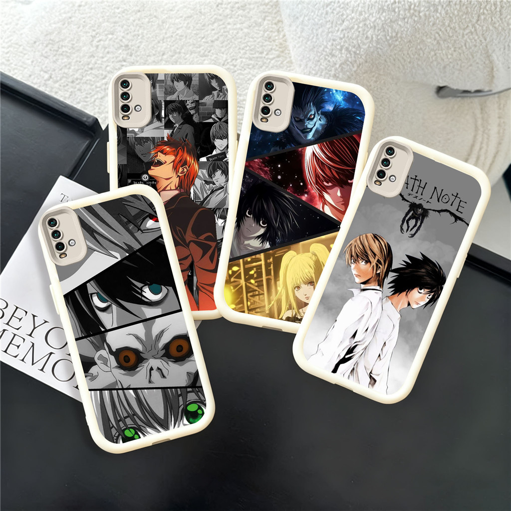 HI33 Death Note Hp Plating Casing untuk Xiaomi Redmi Note 13 10s 11 10 12 Pro 5G kasus silikon lunak