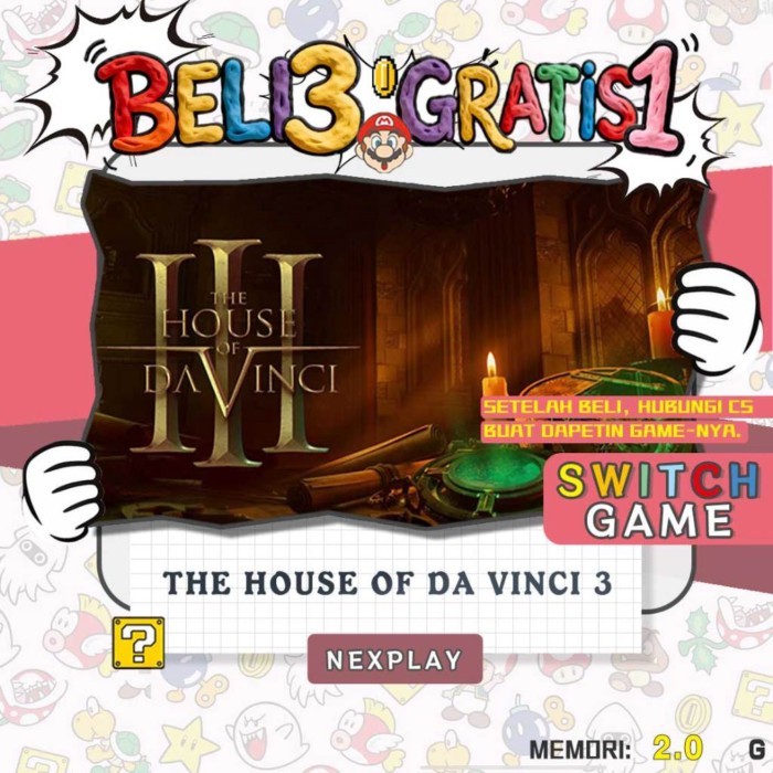 The House of Da Vinci 2 Nintendo Switch  BELI 3 GRATIS 1