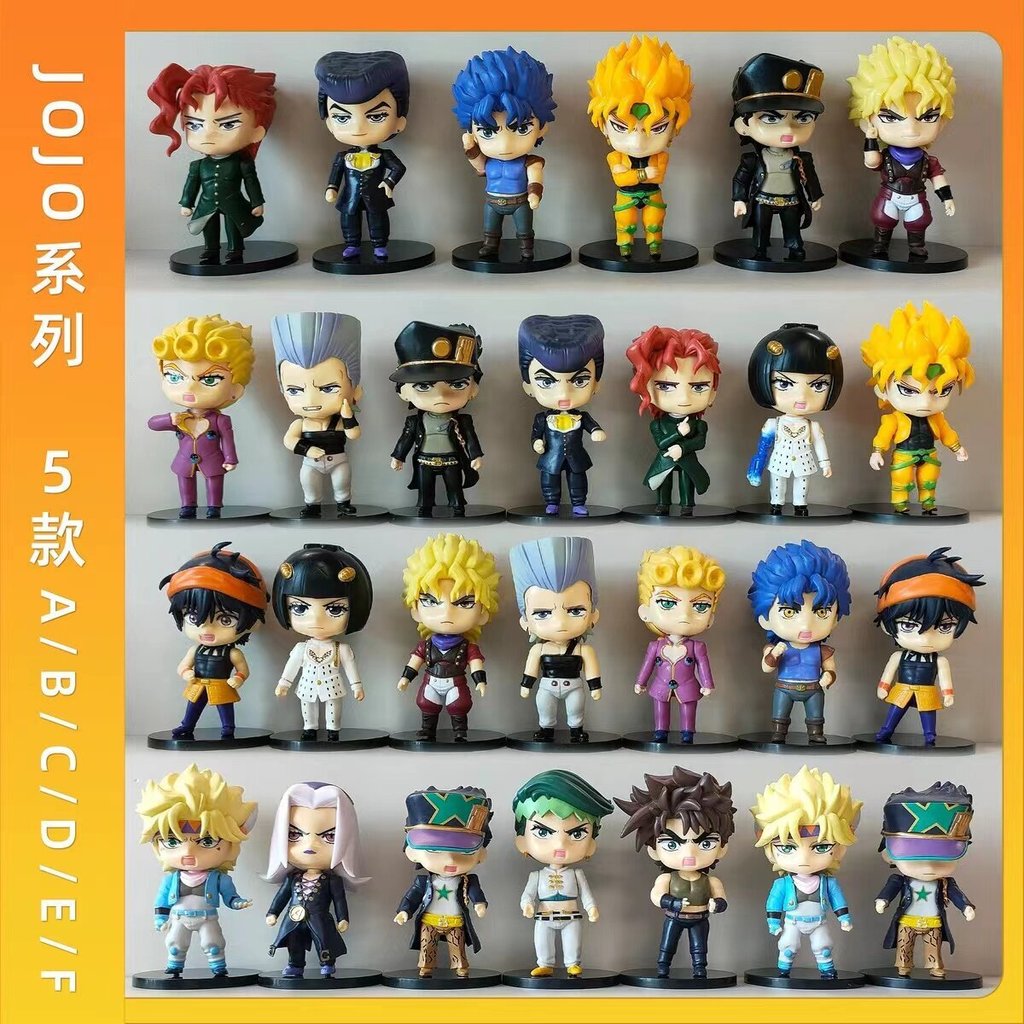 Koleksi Karakter Figur Jojo's Bizarre Adventure, Boneka Mainan Jotaro Kujo Versi Q, Hiasan Kue, Hadi