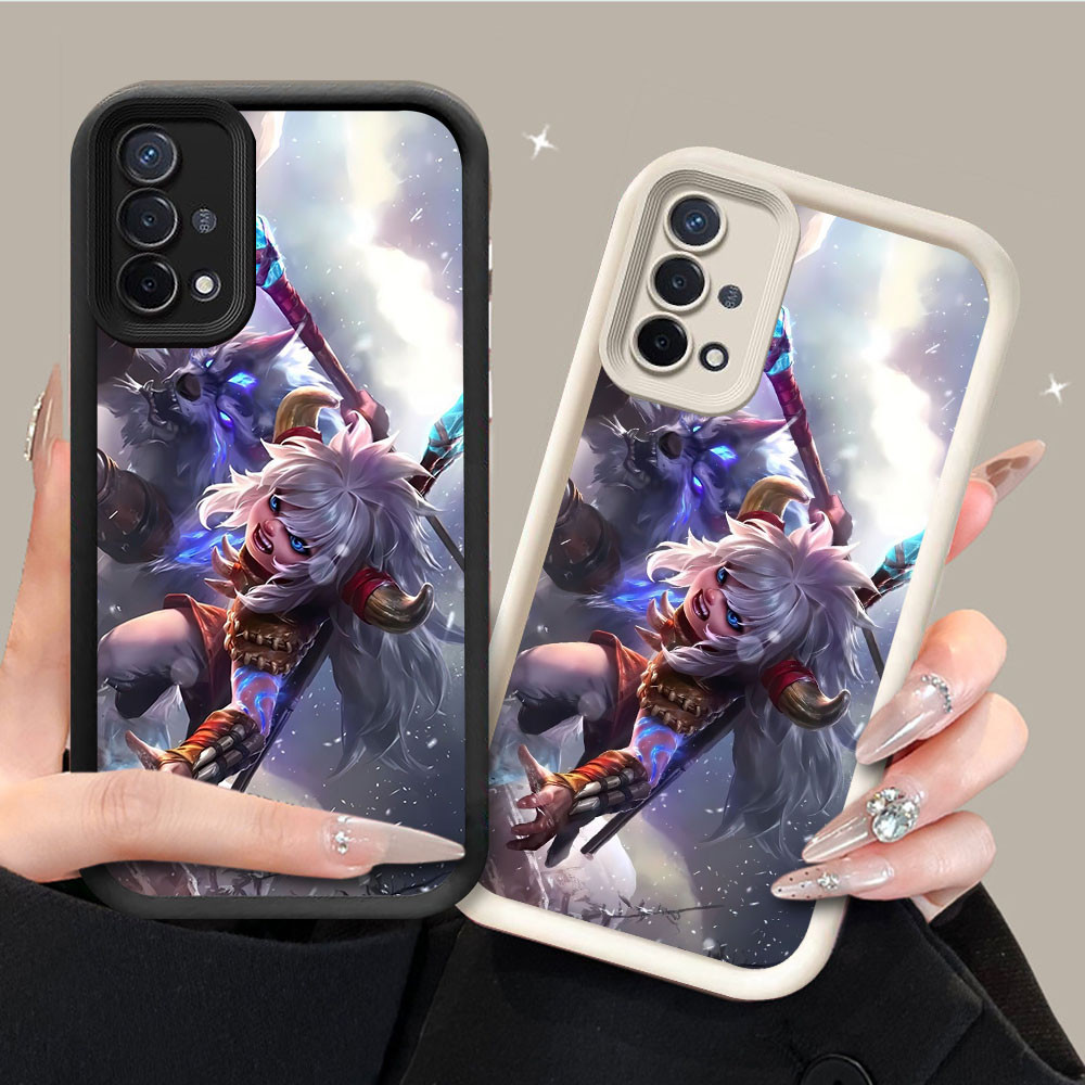 Casing untuk OPPO Reno A93 A16E 4 4F A16K F17 Pro Lite Kasus Pelindung JM16 Mobile Legends