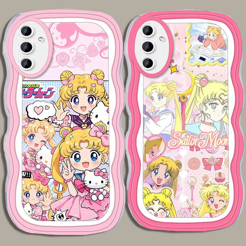 A-25 New Sailor moon TPU Casing untuk Samsung A72 A52S A32 A52 A33 A53 A13 A23 5G Transparan Case