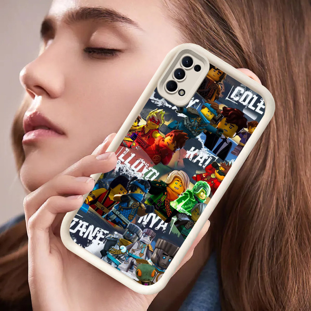 DE-23 L-Lego N-Ninjago Protective Casing untuk OPPO Reno Find 6 X3 A15 A15s A91 4 A31 A93 F15 A35 5 