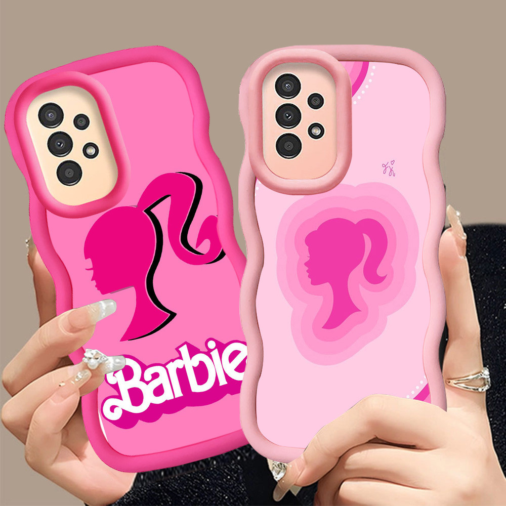 A-3 Barbie Girl Casing untuk Samsung A33 A23 A52 A13 A32 A52S 5G hitam merah Pink Case