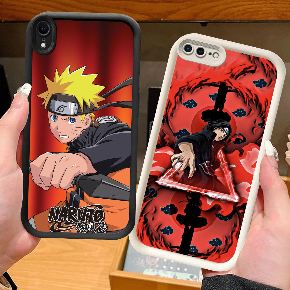 BR-13 Itachi Uchiha Soft Silicone Casing untuk iPhone XR X XS 6 7 8 Max Plus