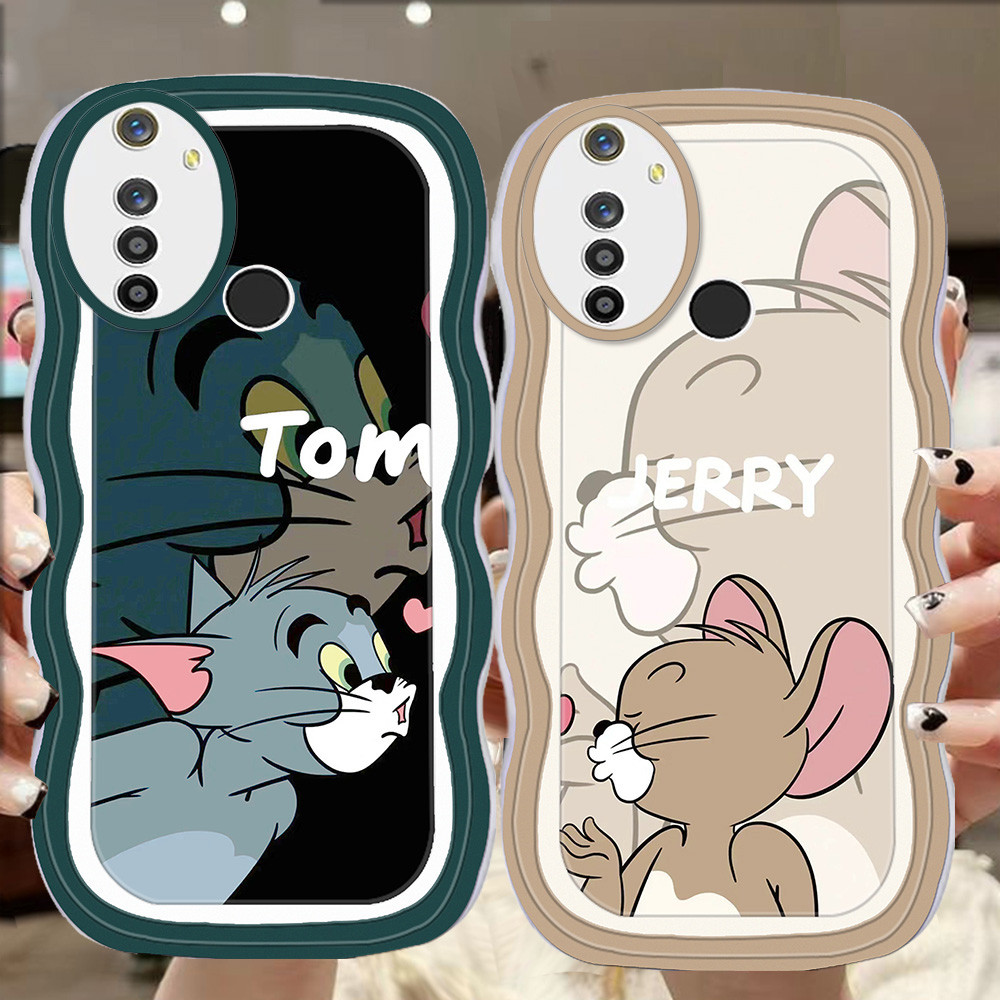 A-30 Love Couple TPU Casing untuk Realme 6s 5s 5i 3 6 5 Pro Transparan Case