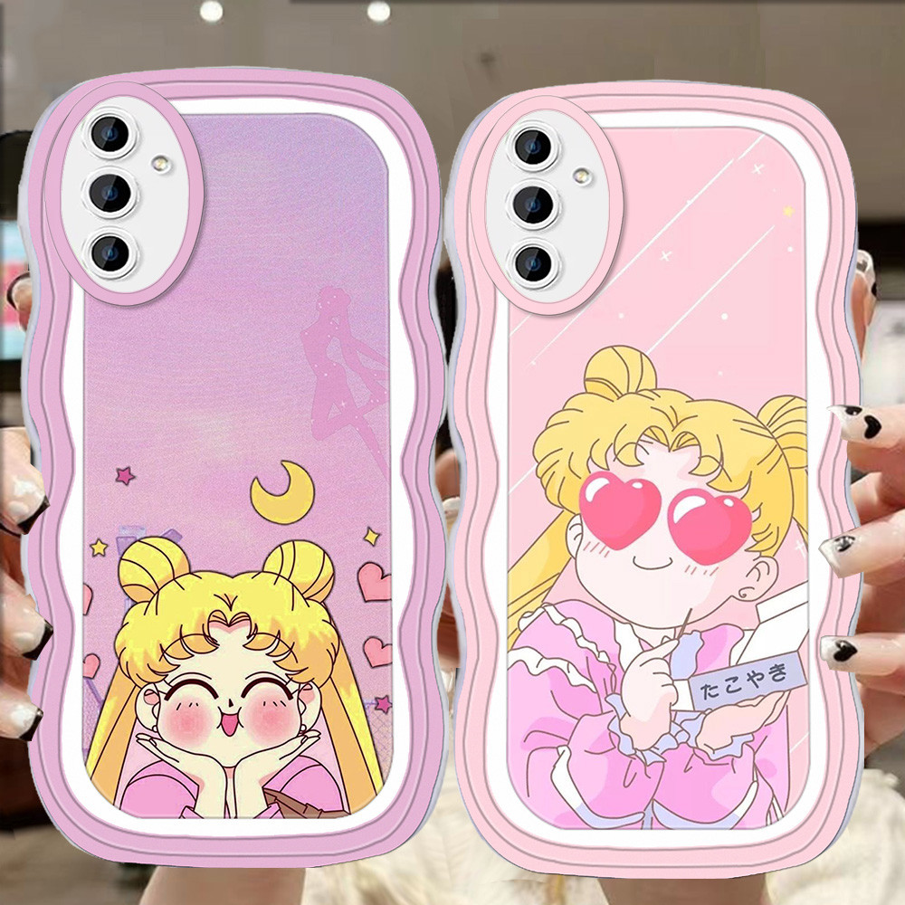A-11 Sailor moon TPU Casing untuk Samsung A72 A52S A32 A52 A33 A53 A13 A23 5G Transparan Case