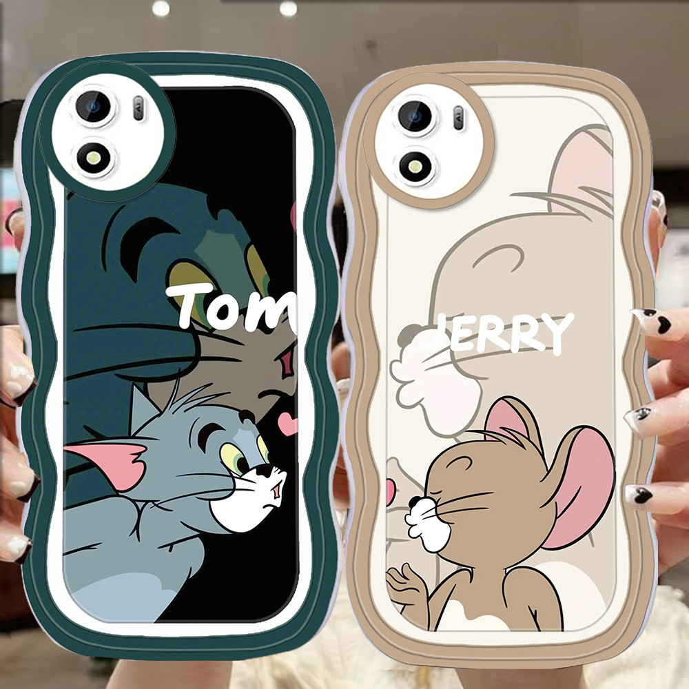 A-30 Love Couple TPU Casing untuk VIVO Y01 Y15a Y01a Y15s Transparan Case