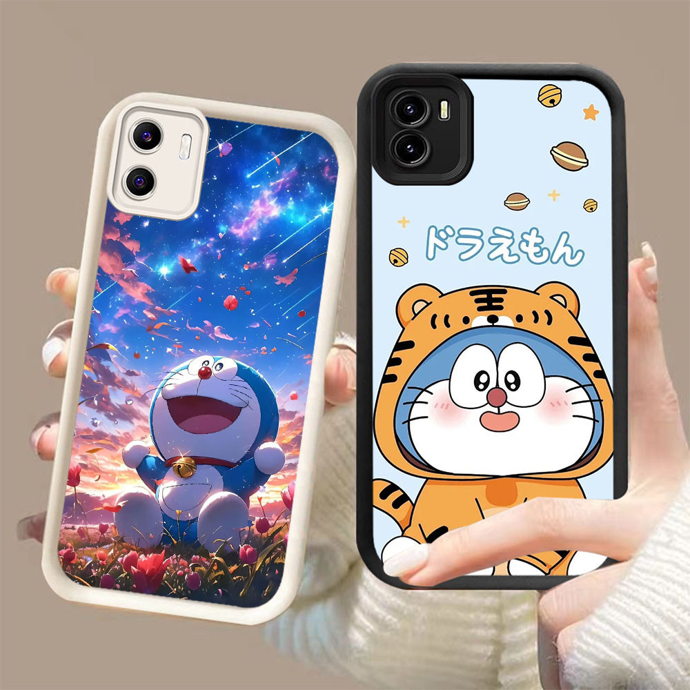 HP-4 Blue Doraemon Soft Case for VIVO Y01 Y15S Y22s Y55S Y01A Y15a Y55 Y33E Y22 Y33S 5G