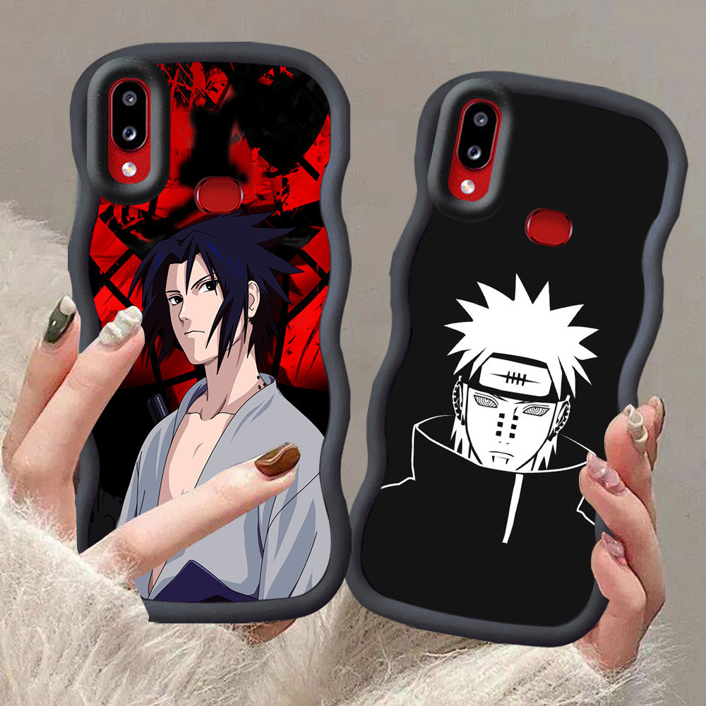 A-14 Anime Naruto Casing untuk Samsung A10S A20 A21S M01S M10S M20S hitam merah Pink Case