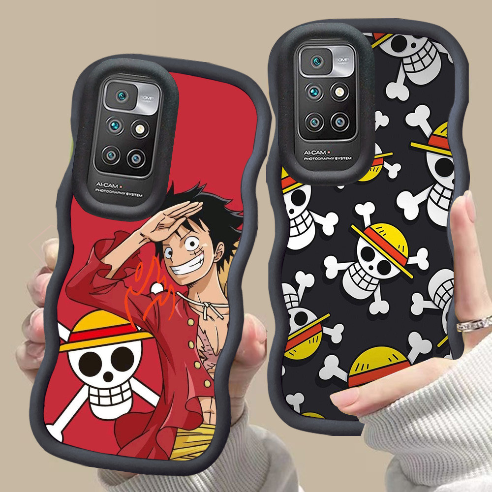 D-26 One Piece Pink merah Casing untuk Xiaomi Redmi Note 11 11s Pro 5G hitam