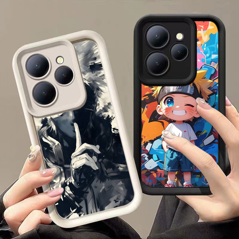 Casing Hp Untuk Redmi 12 12C 11A 13 13C 14C 14R A3 Pro Ponsel Lembut Mata malaikat Silikon Penutup T