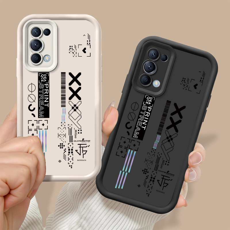 Case Hp For OPPO Reno5 4G 5G Reno3 Reno4 F Reno4 Lite Reno5 F K Z Reno6 Case Aliran Kematian Case Si