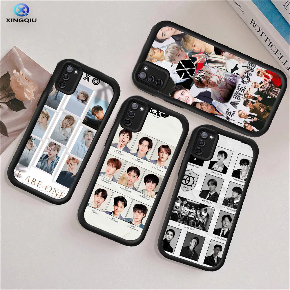 RK36 EXO Hp Plating Casing untuk Samsung A73 A33 A12 A30s A7 A53 A13 Core A52S A52 A04s M02 A32 A22 