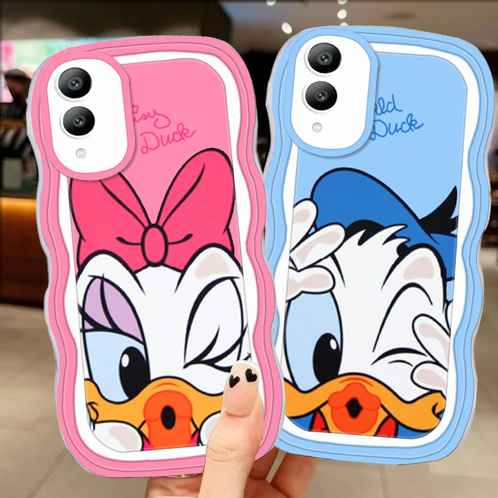 A-20 Donald Duck TPU Casing untuk VIVO V19 V17 Pro Y17S Transparan Case