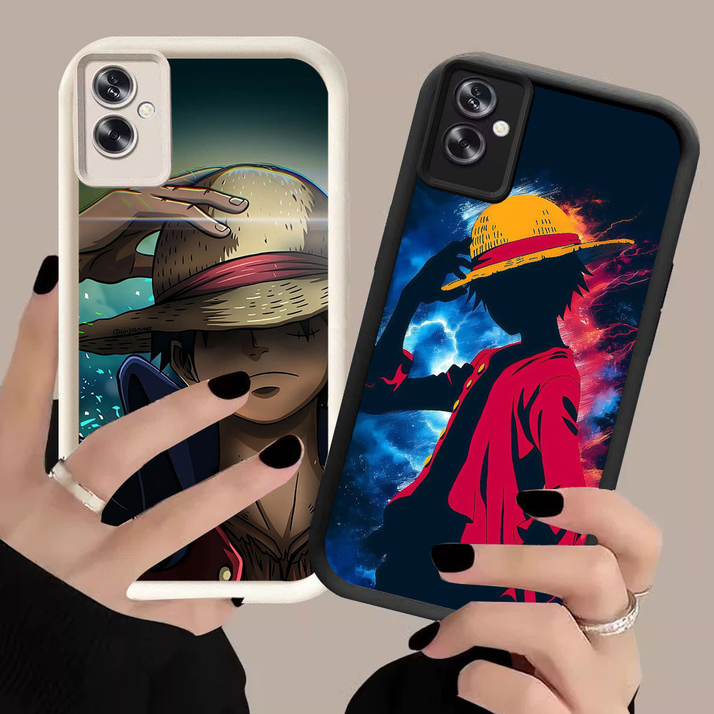 DR-75 Monkey Luffy Shockproof Casing untuk OPPO A79 A3 A3X A5 Realmeo C31 C35 Narz 50A Prime Pro