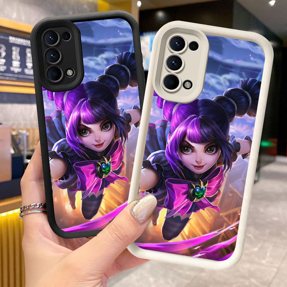 Casing untuk OPPO Reno Find A72 F19s 5 A92 4 6 A95 A52 X3 F19 Lite 5G Kasus Pelindung JM16 Mobile Le