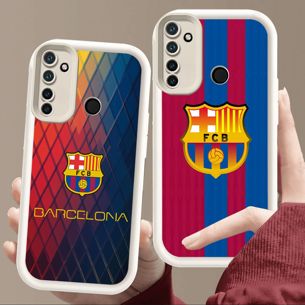 Casing untuk Realme Narzo 14T C71 14X 5s C75 14 6i 5i C2 C17 C73 10A C2s 20A 9i 7i 10 5 5G Putih lem