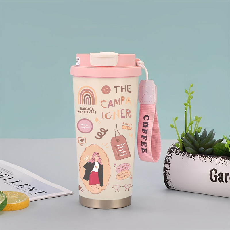 MBTI Extrovert Tumbler Kopi Stainless Steel CUP 500 ML Vacuum Mug Termos Coffee Cup CUPLXSP01019