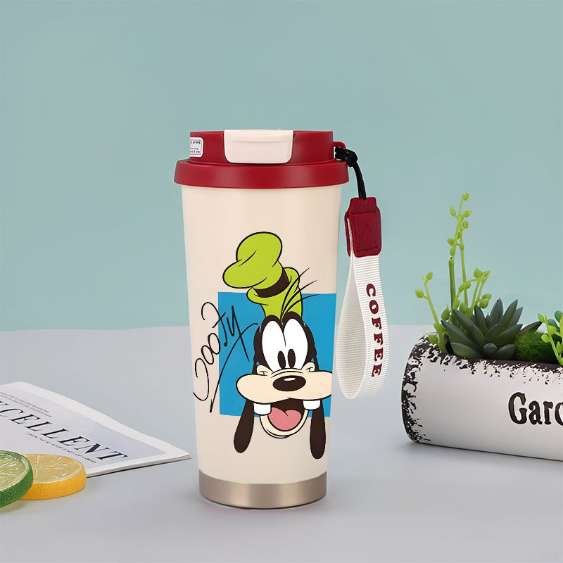 Goofy Cartoon Tumbler Kopi Stainless Steel CUP 500 ML Vacuum Mug Termos Coffee Cup CUPLXSP01010