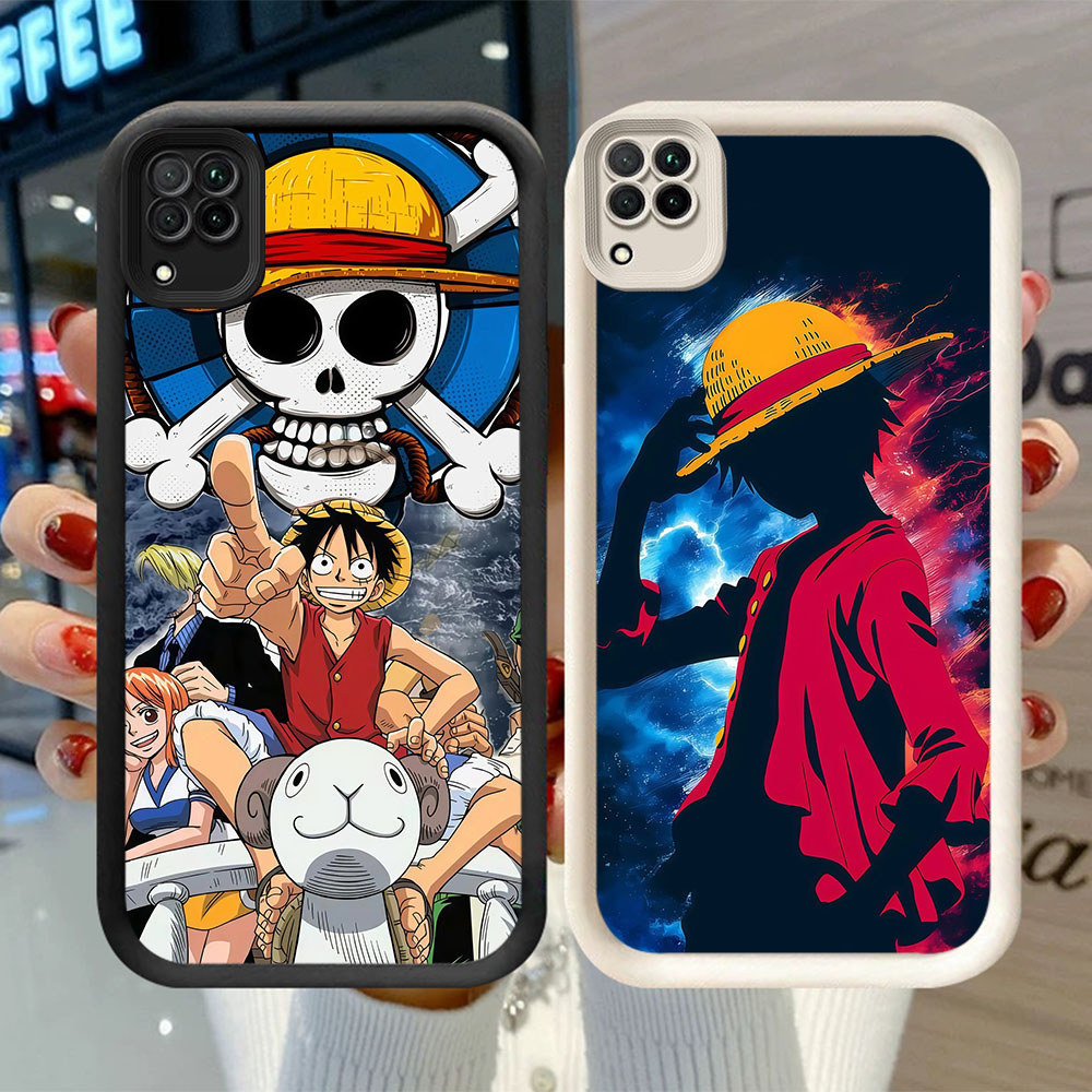 DR-75 Monkey Luffy Shockproof Casing untuk Samsung A12 A22 J2 J4 J7 Pro Plus Prime 5G