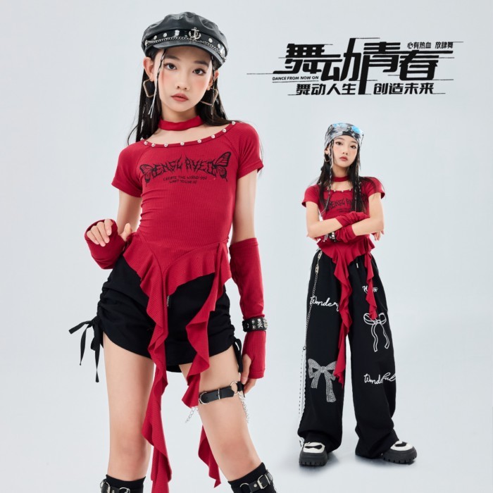 Children's Jazz Dance Costumes Girls Street Dance Suits Children's Jazz Girls Jazz Dance Costumes C