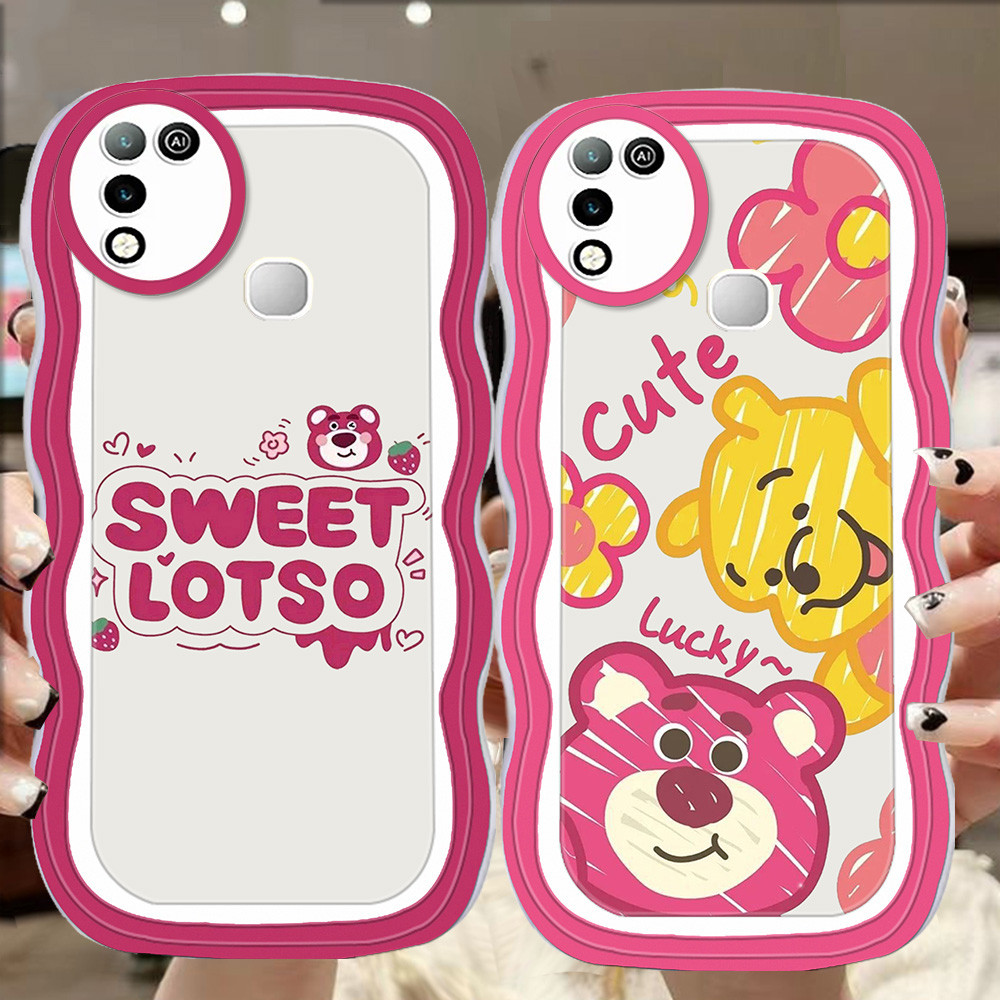 A-4 Sweet Lotso TPU Casing untuk Infinix HOT Note Smart 10 Plus Play Pro Transparan Case