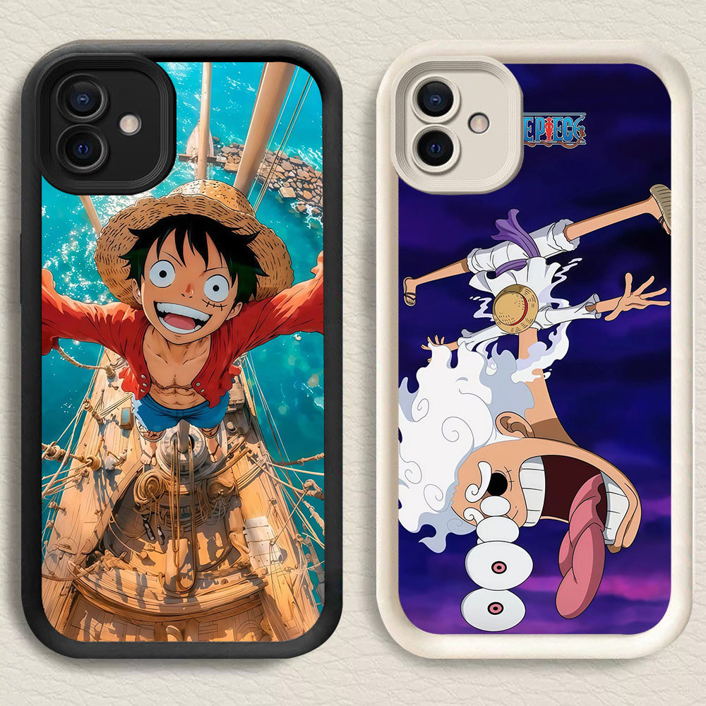 DR-75 Monkey Luffy Shockproof Casing untuk Samsung A03 F04 A05 A04 A04E M04 A06