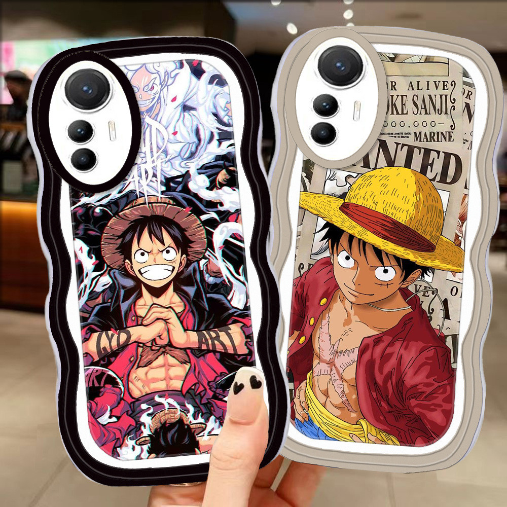 A-91 One Piece Luffy TPU Casing untuk Xiaomi Mi 12T 10T 11T 12 Lite 9 Pro 5G Transparan Case