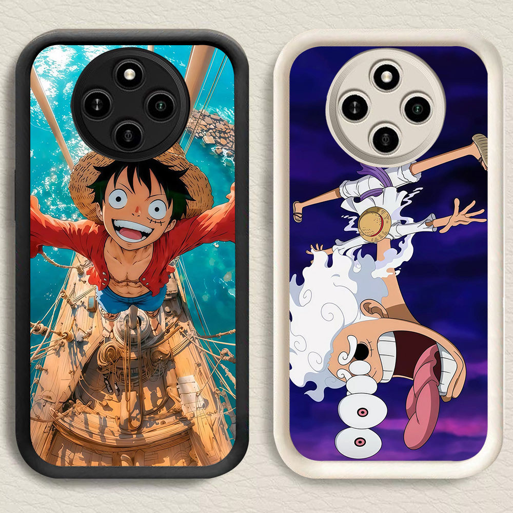 DR-75 Monkey Luffy Shockproof Casing untuk Xiaomi Redmi 14C A3 A3X Poco X3 C75 C61 NFC Pro