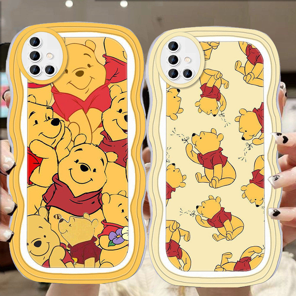 A-23 winnie the pooh TPU Casing untuk Samsung A71 A31 M21 M30 A51 M30S 2020 Transparan Case
