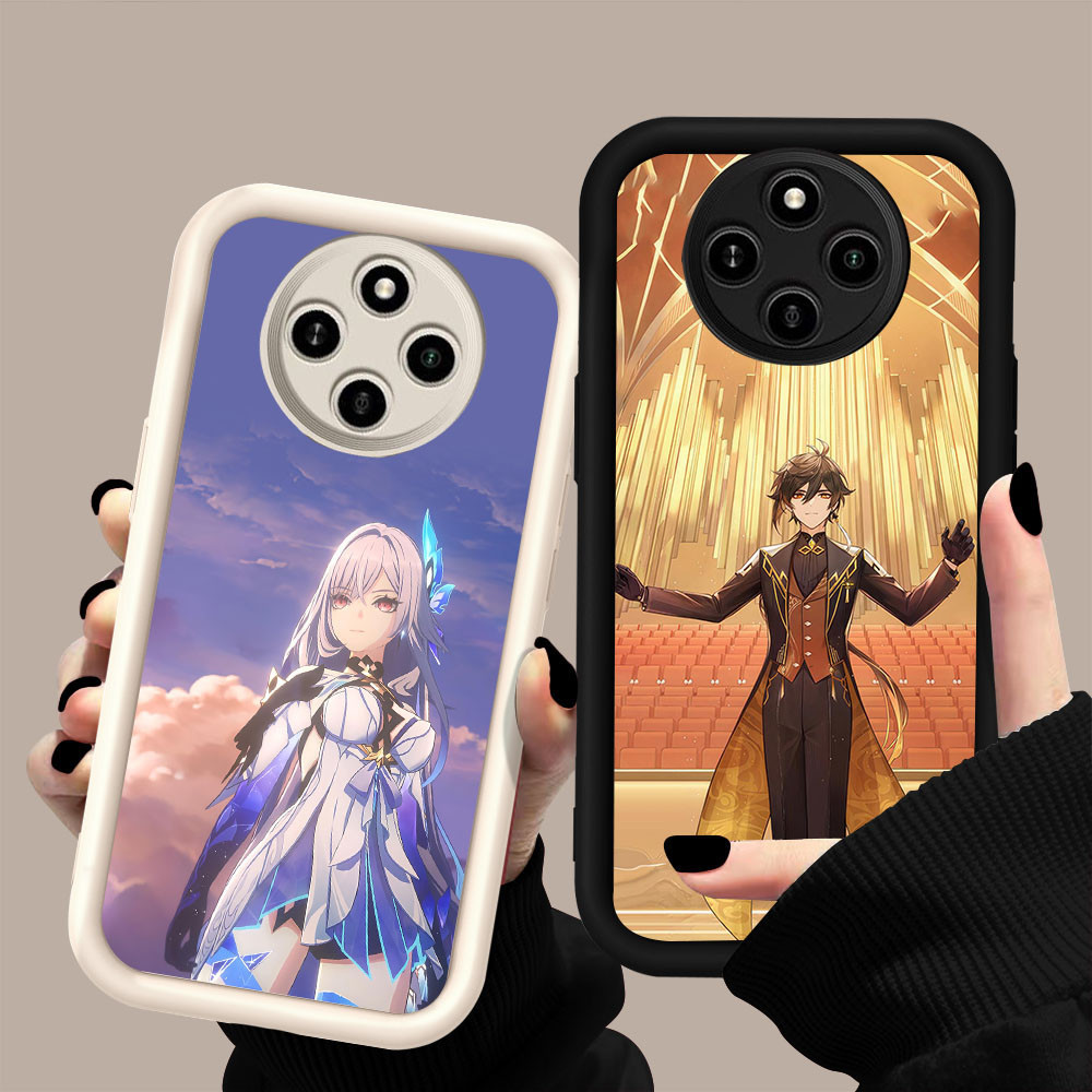 QXL-16 Genshin Impact TOP Casing untuk Xiaomi Redmi Poco C75 X3 C61 A3 14C A3X Pro