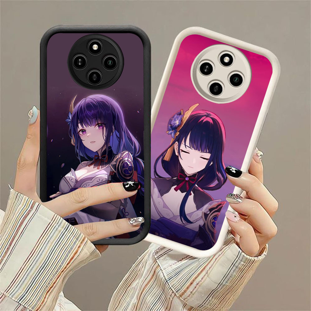 CK-59 Genshin Shockproof Casing untuk Xiaomi Redmi 14C A3 A3X Poco X3 C75 C61 NFC Pro