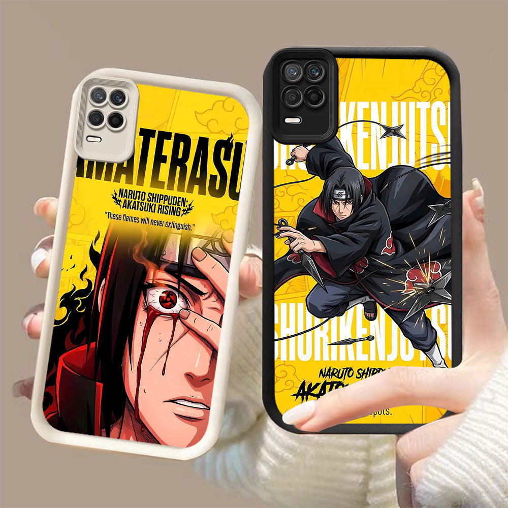 MK-62 Naruto Uchiha Itachi Silikon hitam putih Casing untuk Realme Narzo 8 C31 Q3 30 C35 50A 8S Real