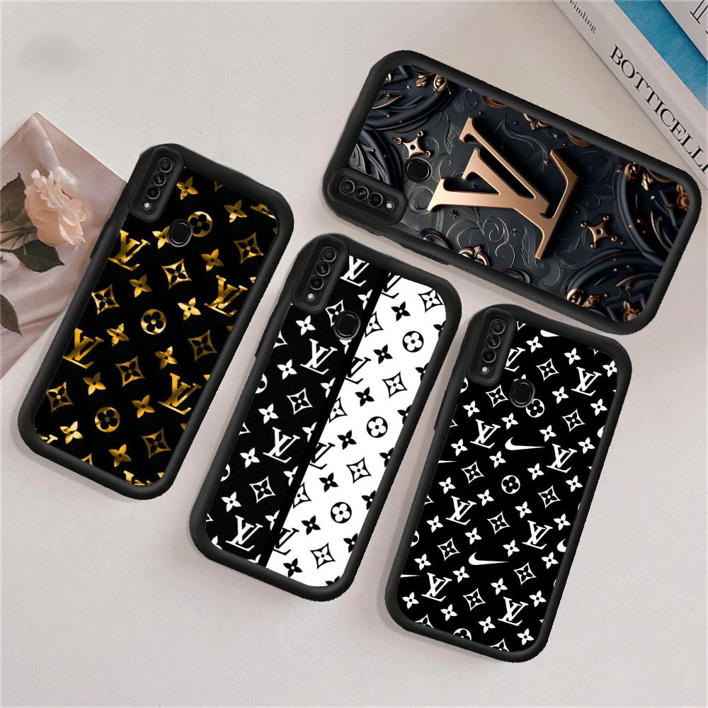 GY19 LV Sangat indah Hp Plating Casing untuk Realme C3I C21 C20 C15 5i C2s C12 C11 5s 5 C2 C20A C3 2