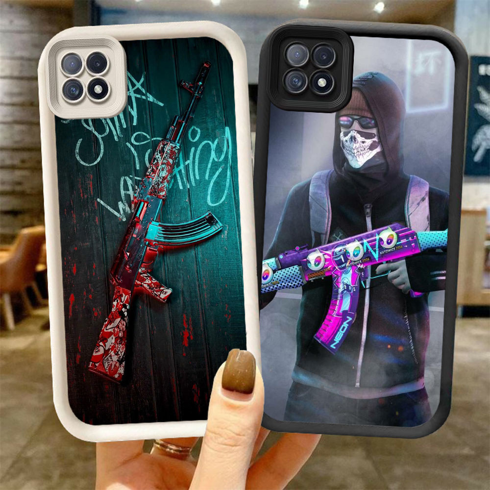 YW-13 CSGO Casing ponsel tipis Realme Narzo N63 Real 50A C20 N53 C11 C31 C35 C20A 2021 Prime
