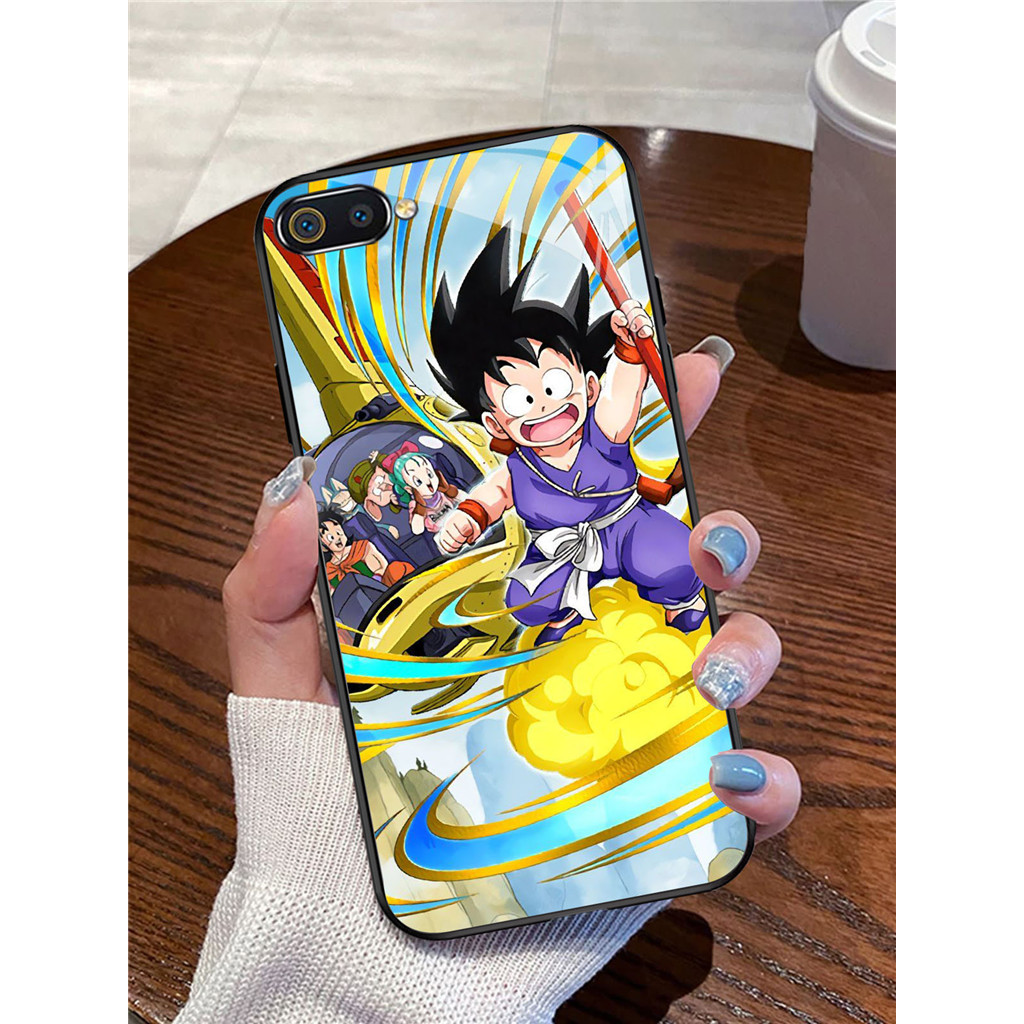 WW-5 Bola Naga Casing ponsel kaca tempered Realme C2s C1 C2 2 Pro