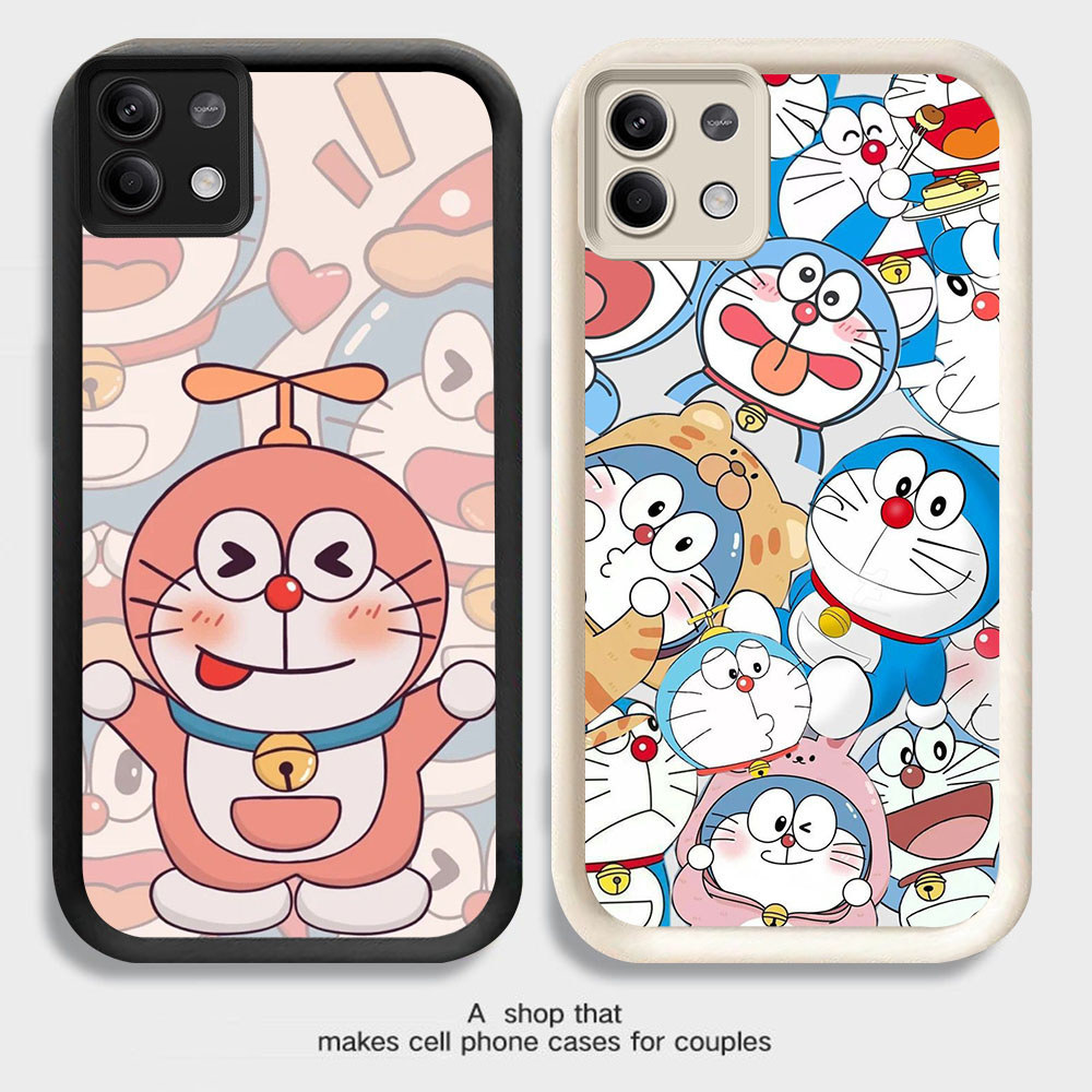 MP-77 Doraemon Shocking Silikon Casing untuk Xiaomi Redmi Note Poco Note13Pro M7 Plus5G 13 Red X6 X7