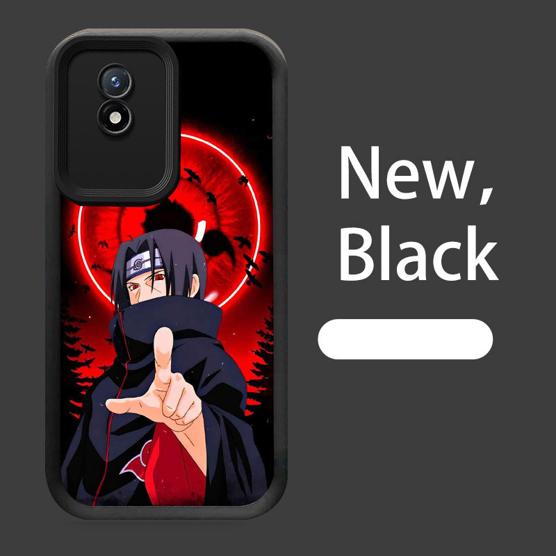 B-1 Anime Naruto Casing untuk VIVO Y02 V30E Y02a Y02t V30 Pro 5G Silikon Case