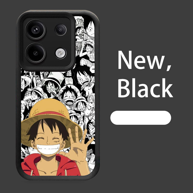 B-7 One Piece Luffy Casing untuk Infinix Note 40 40S Pro Plus 5G Silikon Case