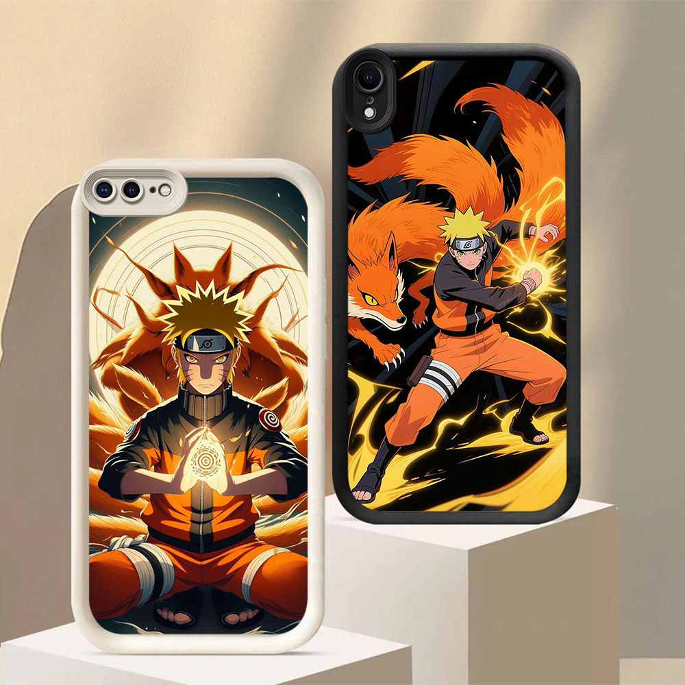 PW-3 Naruto naruto Silikon Casing untuk iPhone X XR XS 8 6 7 Max Plus