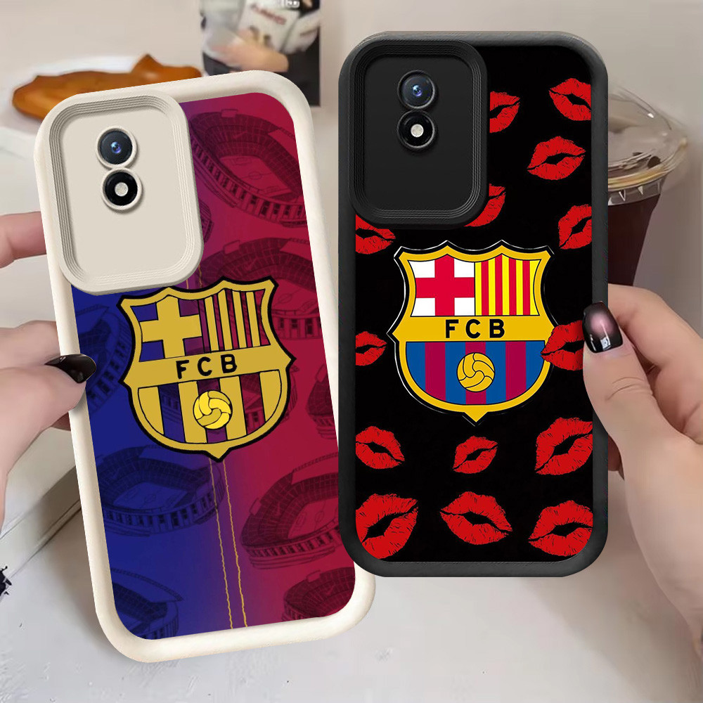 G-8 FBC Barce Casing untuk VIVO V30 Y02 Y02a V30E Y02t Pro 5G Hitam dan putih