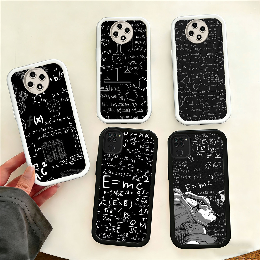 AM32 Mathematics and Chemistry Hp Plating Xiaomi Redmi Note 9A 12 10 9 9T A3 12C 10C 9C TPU material