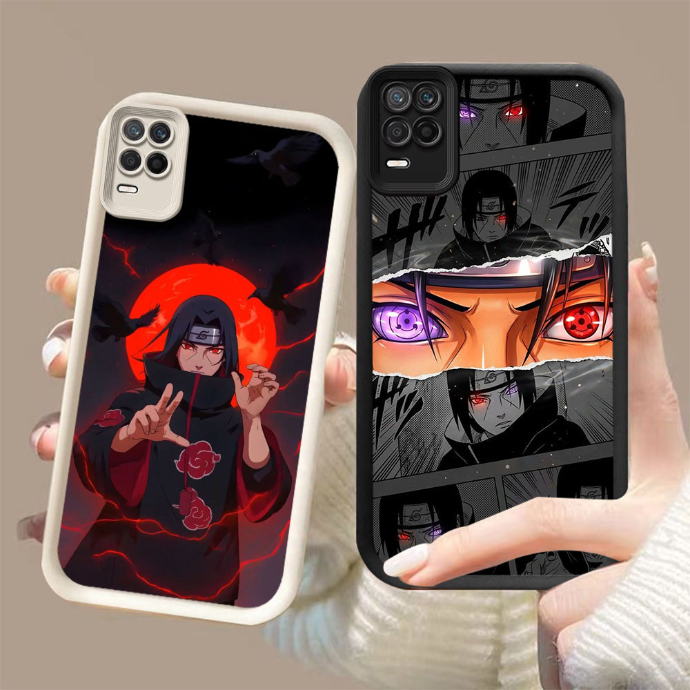 MK-34 Anime Uchiha Itachi Silikon hitam putih Casing untuk Realme Narzo 8 C31 Q3 30 C35 50A 8S Real 
