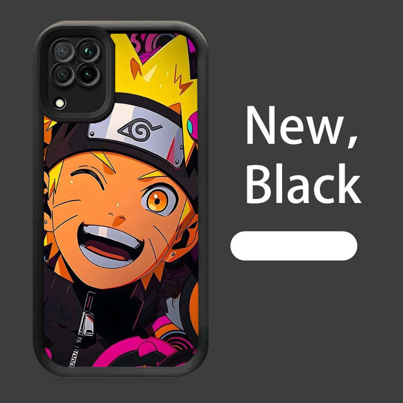 B-10 Naruto Casing untuk Samsung Galaxy A12 A22 5G Silikon Case